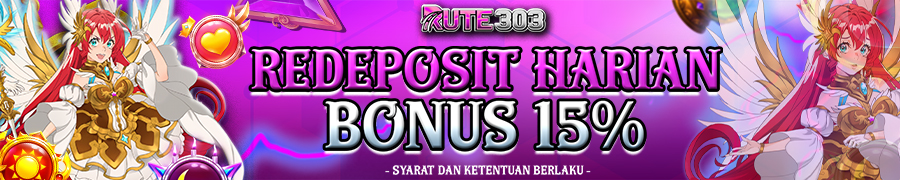 Bonus Redeposit Harian 15%